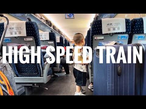 INSIDE A CHINA HIGH SPEED TRAIN | 8 hour train ride Nanjing-Guiyang | Travel in China