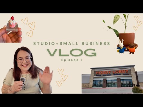 Small Business Studio Vlog Ep.1 ❤ ASMR packing an order +Launching my shop + New Creations ❤