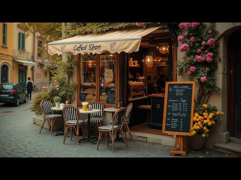 Paris Autumn Café Jazz 🍂 Cozy Coffee Shop Music for Relaxing Mornings & Fall Vibes
