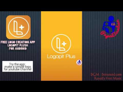 App Test : how to make simple logo with Logopit Plus
