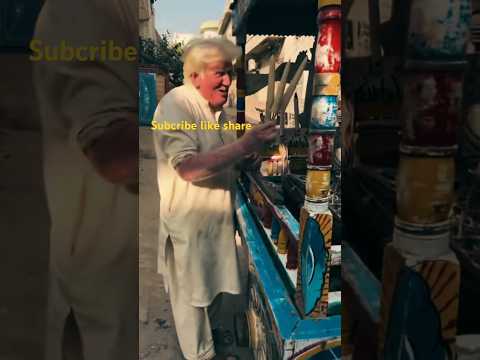 Duplicate trump selling ice cream in pakistan