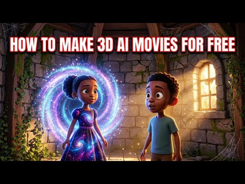 How To Make Entire 3D Ai Movies FOR FREE (Consistent Characters & Backgrounds)
