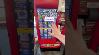 I bought EVERY lottery ticket in this machine #lottery #gambling #scratchofftickets #michiganlottery