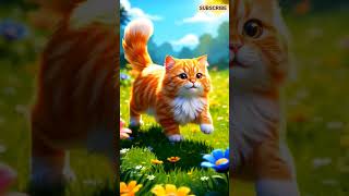 AI CAT RUN MOMENT #aianimation #ai #aiart #cat #running