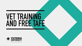 VU Open Day Session: VET Training & Free TAFE