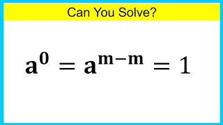 Nice Exponent Math Simplification | Can You Solve? #maths #exam #math #study