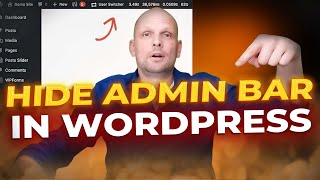 How To Hide Admin Bar In WordPress For Users