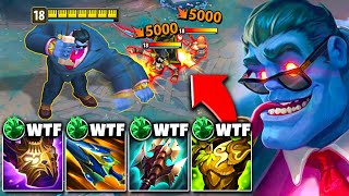 I COPIED THE RANK 1 DR. MUNDO BUILD, AND OH MY GOD IT'S BROKEN! (750 AD ONE SHOTS)