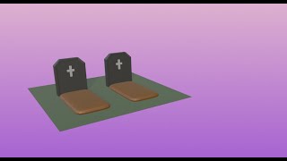 Low poly Graves in Blender | Daily Blender Model #26