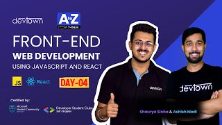[LIVE] DAY 04 | Front-End Web Development using JavaScript and React.js | COMPLETE in 7 - Days