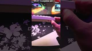 Turning On My Magnetic Keyboard #shorts #asmr #asmrkeyboard