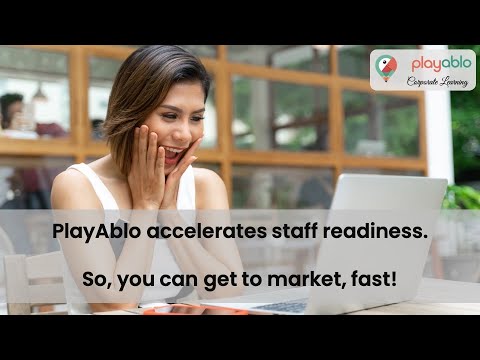 PlayAblo LMS is a lightweight and fun to use gamified LMS for corporates.