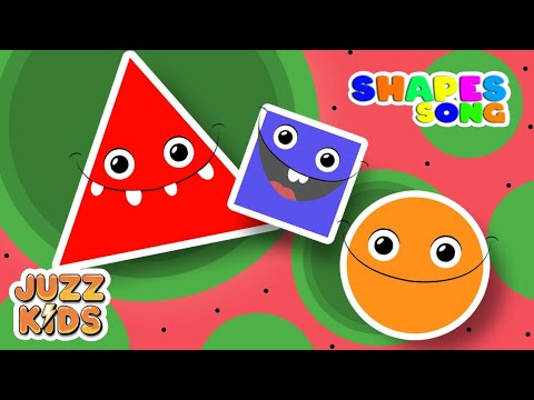 Learn Shapes with Fun!🟥🟢💙 for kids #juzzkids