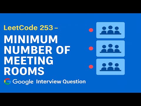 LeetCode 253 - Meeting Rooms II | Google Interview Question Explained