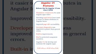 angular 14 features @ensolutions5210  #angular15 #angular2 #angularjs #angular8 #angular13