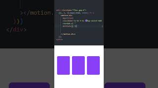 Card Animation with Framer Motion #coding #web #css #tailwindcss #website #webdevelopment #html #js