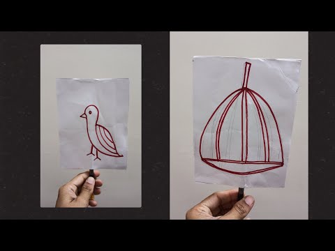 Simple model to explain persistence of vision #education#physics#youtube