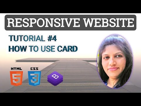 4: Responsive website | How to use bootstrap card | bootstrap 4
