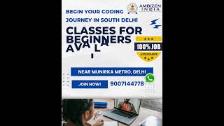 Coding Classes for Collage Students Moti Bagh Munirka South Delhi | Enquiry Now : +919007144778