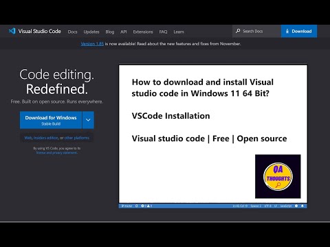 Install Visual Studio Code on Windows 11 Under 3 Minutes -  Step-by-Step Guide | QA Thoughts