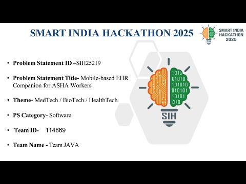 SIH Problem Statement - SIH25219