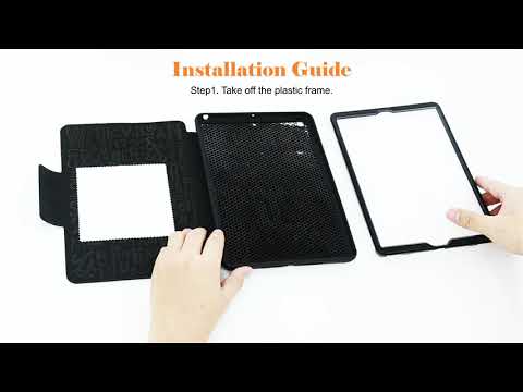 Intallation Guide of TIMECITY Leather tablet defend Case