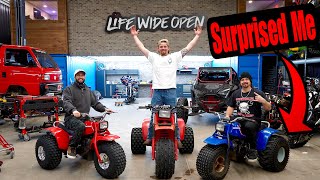 Evan and Mike Surprised me with 3-WHEELERS!