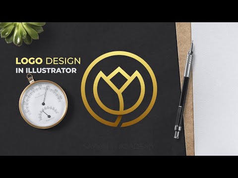Logo Design in Illustrator | লোগো ডিজাইন | #logodesign @saykatitacademys