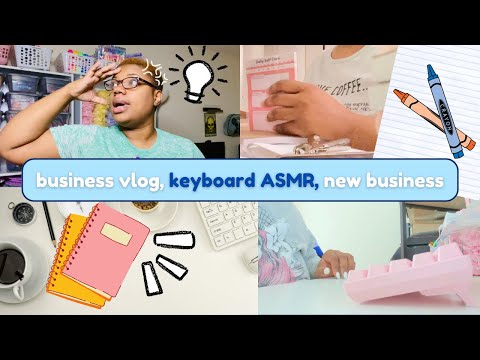 Let’s Work | Another Quiet Day in the Office | Stationery Business Prep | ASMR Typing + Lofi Music