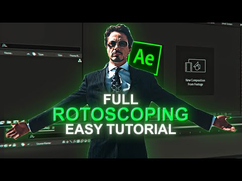 How To Rotobrush After Effects Tutorial | Remove Background in After Effects