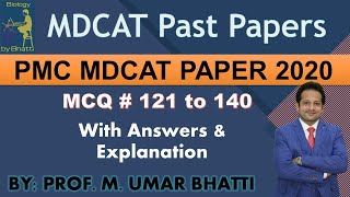 PMC MDCAT Paper 2020 Part-I (BIOLOGY SECTION) | MDCAT Past Papers | #SirUmairBhatti