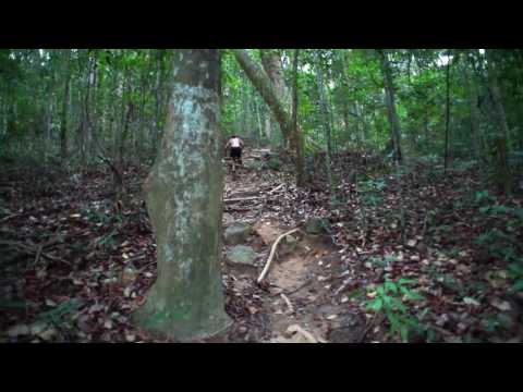 Another day another jungle mountain trail run - Koh Phangang Thailand