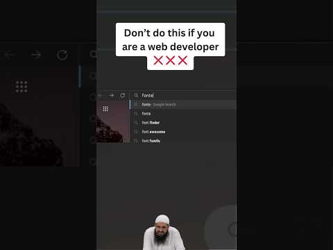 Don't do this if you are a frontend developer #css #typography