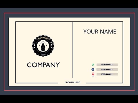How To Create Business card in Adobe Illustrator / Easy Tutorials