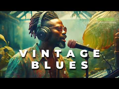 #41 Vintage Blues Music [🎙Raw Soulful Vocals ] Relaxing Night Escape l Retro Classics Style