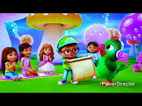 Mai tuta hare rang ka /@great cartoon/mitu mitu/hindi kids rhymes/ rhymes dj song.
