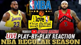 🔴LAKERS VS TORONTO │ 2026 NBA REGULAR SEASON - Basketball Play-By-Play Reaction & Scoreboard