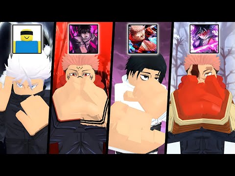 GOJO Rating EVERY Domain Expansion In Different ROBLOX Anime Games