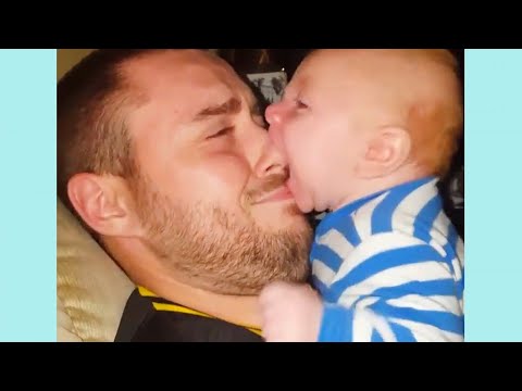 Funny Moments of Baby with Daddy -  Big Daddy Moments