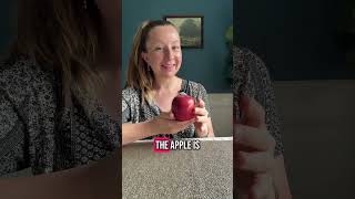 Learn English! Describing An Apple 🍎 #ingles #englishlanguage #speakenglish