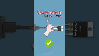 How to Test IGBT. Electronics Components. #3danimation #3delectronics #IGBT
