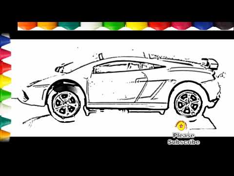 How to Draw Car ,Drawing Car For Kids,Children