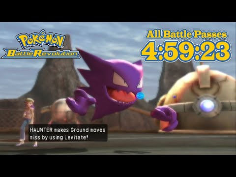 Pokémon Battle Revolution - All Battle Passes Speedrun in 4:59:23 [WR]