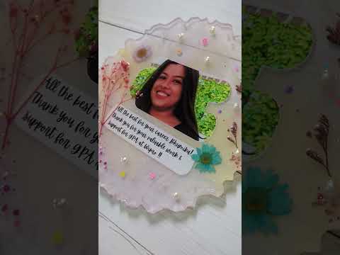 Beautiful Resin Frame💜✨@blueg_ifts insta for Orders🩷