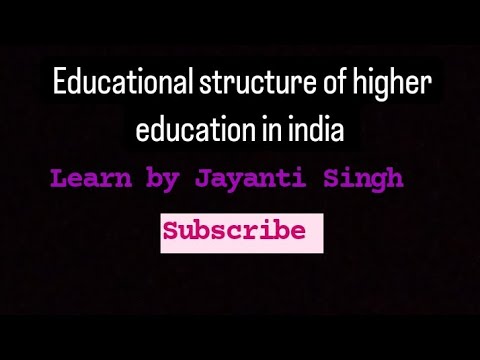 #assignment in Educational structure of higher education in india #