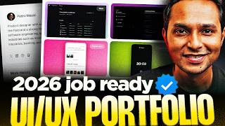 How I'd Build A JOB READY UI/UX Design Portfolio In 2026. [FULL GUIDE]