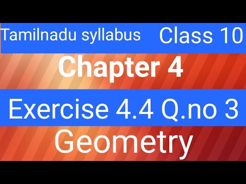 Class 10 Maths chapter 4 exercise 4.4 Q.no 3