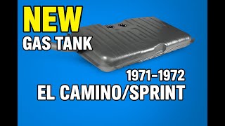 Upgrade Your El Camino: CPP's 20-Gallon Gas Tank Kit!