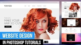 Web Design In Photoshop Tutorials: Create A Basic Web For Beginers