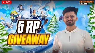 5 FREE Royal Pass GIVEAWAY | BGMI 4.1 Update | BGMI LIVE #bgmi #pubgmobile #bgmi